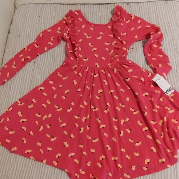Girls "Tea" Ruffle Shoulder Ballet Dress, Size 12 NWT - Picture 1 of 4